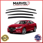 Out Channel Window Visor Vent Shade Rain Guard Deflectors For Mazda 6 2014-2021. Fixed Price $28.90.