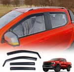 #133 Ford Ranger Visor Rain Guards Front/rear Inchannel Deflectors. Fixed Price $62.99.
