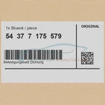 Genuine Bmw 54377175579 - Mounting Kit Gasket. Fixed Price $95.36.