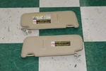 10-15 RX350 Parchment Tan Cloth Overhead Roof Pair Shade Wty. Fixed Price $151.99.