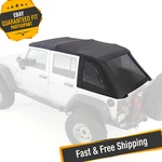 Smittybilt 9083135K Complete Bowless Combo Soft Top For Jeep Wrangler Jk 4-DOOR. Fixed Price $756.83.