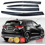 Fit Honda Hrv Hr-v 2016-2022 3D Jdm Mugen Style Smoked Window Visor Vent Shade. Fixed Price $39.99.