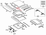 New Mercedes-benz Gla X156 Front Roof Cover Frame A1567800109 No Duty To. Fixed Price $129.94.