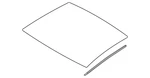 Genuine Audi Glass Panel 8Y4-877-055-A. Fixed Price $842.54.