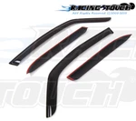 For Suzuki SX4 Crossover 08-11 Dark Grey Out-channel Window Visor Sun Guard 4PCS. Fixed Price $36.81.