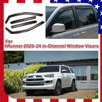 In-channel Vent Window Visor Rain Guard Deflectors For Toyota 4RUNNER 2020-2024. Fixed Price $48.99.