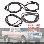 4X Rear Door Rubber Seal Weatherstrip For Nissan D22 Frontier 1998-2005. Fixed Price $69.37.