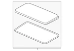 Genuine Acura Sunroof Glass 70200-TX4-A02. Fixed Price $443.85.