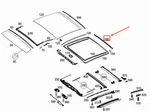 Mercedes-benz W213 Center Sliding Sunroof Seal A2137820600 No Duties. Fixed Price $79.81.