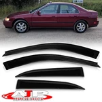 Jdm Smoke Tint Window Visor Rain Deflector For 1994-1997 Honda Accord Sedan. Fixed Price $24.00.