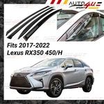 For Lexus RX350 450H 17-22 Window Visors Sun Rain Guards Shade Deflectors. Fixed Price $26.99.