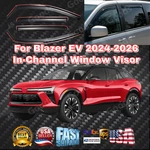 In-channel Window Visor Rain Sun Vent Protectors For Blazer Ev 2024-2026. Fixed Price $58.89.