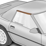 1986-1996 Corvette Hardtop Upper Side Window Rh Weatherstrip Seal. Fixed Price $174.95.