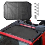 Sun Shade Uv Protection Mesh Top Cover For Jeep Wrangler Jk/jku 2-DOOR 07-17 Tcz. Fixed Price $31.99.