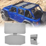Front & Rear Top Sunshade Mesh Soft Cover For Jeep Wrangler 2018-2026 Jlu 4 Door. Fixed Price $42.99.