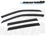Dark Smoke Outside Mount Window Visor Rain Guard 4PC Subaru Forester 2009-13. Fixed Price $40.25.