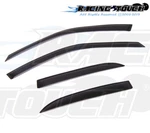 Dark Smoke Outside Mount Visor Rain Guard 4PCS Mitsubishi Mirage Sedan 1992-1996. Fixed Price $36.45.