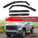 In-channel Deflector Guard Window Visor For Gmc Sierra 2019-2025 Crew Cab. Fixed Price $43.16.