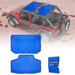 Xprite Blue Sun Shade Mesh Soft Top Cover Uv Protection For Jeep Wrangler Jk 07+. Fixed Price $39.98.