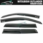 For 03-06 Mitsubishi Outlander Smoke Window Visors Mugen Style Shade Guard Vents. Fixed Price $49.99.