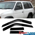 Fits 90-95 Nissan Pathfinder 4DR Window Visors Rain Sun Guard Channel- 4PCS. Fixed Price $30.38.