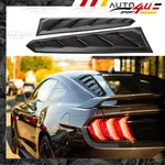 Fit Ford Shelby Mustang 15-23 Matte Black Rear Window Louver Shield Cover. Fixed Price $79.99.