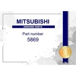 Genuine Mitsubishi Pipe Sunroof Drain Lh Part No. 5869A023 (5869-A023). Fixed Price $88.41.