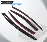 Dark Smoke Rain Visor Deflector 4PCS Out-channel For Chrysler Lhs 1999-2001. Fixed Price $31.69.