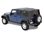 Bestop 54723-35 Supertop Nx Black Diamond Soft For 07-18 Wrangler Jk 4DR. Fixed Price $1349.99.