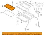 Ford Oem 15-16 F-150-SUNROOF Moonroof Glass FL3Z18500A18A. Fixed Price $936.27.