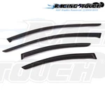 Dark Smoke Outside Mount Window Visor Rain Guard 4PCS For Volvo S60 2001-2011. Fixed Price $39.76.