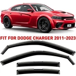 Rain Guards Vent Visors Shade For 2011-2023 Dodge Charger Shatterproof. Fixed Price $62.99.