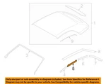 Ford Oem 16-23 Mustang Convertible Top Covers Trim-upper W'strip GR3Z7651569A. Fixed Price $173.16.