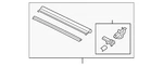Genuine Audi Sunroof Cover 80A-877-307-E-6PS. Fixed Price $666.56.