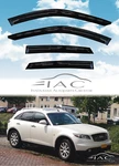 For Infiniti FX35 2003-2008 Window Visor Vent Sun Shade Rain Guard Door. Fixed Price $84.99.
