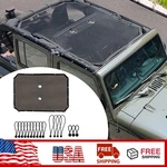 For Jeep Wrangler Jk 2007-2017 4DOOR Car Roof Top Sunshade Mesh Cover Net. Fixed Price $47.17.