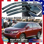 For Lexus RX350 Carbon Fiber Print Trim Window Visors Sun Rain Guards Deflectors. Fixed Price $40.99.