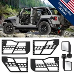 2018-2025 Jeep Wrangler Jl/jlu Jt 4-DOOR Tube Doors Complete Front & Rear Kit. Fixed Price $218.69.