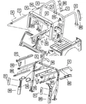 Genuine Mopar Sport Bar Center 55176023AF. Fixed Price $53.98.