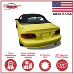 Fits: Toyota Celica Convertible Soft Top & Plastic Window 1995-01 Black Pinpoint. Fixed Price $257.21.
