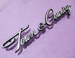 BIN20 Used 1969? Vintage Chrysler Gold Town & Country Emblem Oem. Fixed Price $17.99.