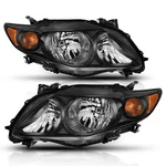 For Toyota Corolla 09-10 Crystal Headlight Black 121541. Fixed Price $189.99.