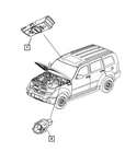 Genuine Mopar Sunroof Switch 68023667AA. Fixed Price $10.74.