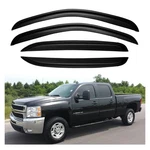 For 2007-2013 Chevy Silverado Gmc Sierra Crew Cab Window Visors Rain Guards. Fixed Price $28.99.