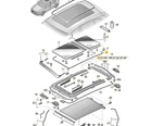 New Audi Q5 Fy Glass Sunroof Inner Seal 8R0877439A Genuine. Fixed Price $232.83.