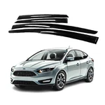 Fits Ford Focus 12-18 Acrylic Tape-on Window Visor Sun Rain Deflector Guard. Fixed Price $29.99.