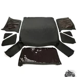 For Jeep Wrangler Tj 1997-2006 Black Soft Top Tinted Windows Replacement 4PCS. Fixed Price $144.34.