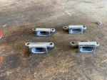1968-82 Corvette C3 Top/roof Female Chrome Latch Receiver Set Gm 4 Pcs. Fixed Price $25.00.