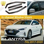 For Hyundai Elantra 2017-2020 In-channel Vent Window Visors Guard Deflectors. Fixed Price $45.99.