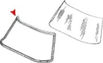 Windshield Seal Fits Mercedes W113 230SL 250SL 280SL 1136710220. Fixed Price $115.00.